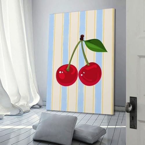 Toile de cerises petit format pour habiller un mur vide - 3