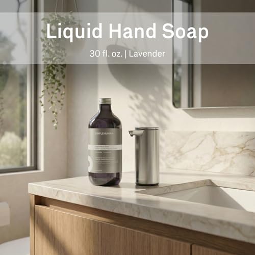 simplehuman Lavender Liquid Hand Soap Refill Bottle, 30 fl. oz., Gentle & Refreshing Rosewood Herb Aroma, Moisturizing Vitamin E, Sulfate & Paraben Free, Optimized for simplehuman Sensor Pump - image 2