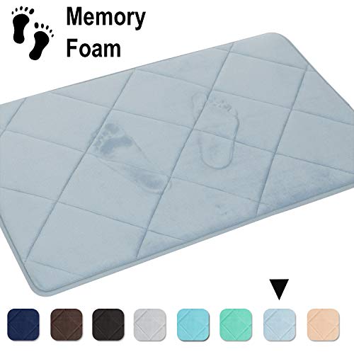 Ailsan Thick Memory Foam Bath Runner Super Soft Floor Mat Absorbent Kids Bathroom