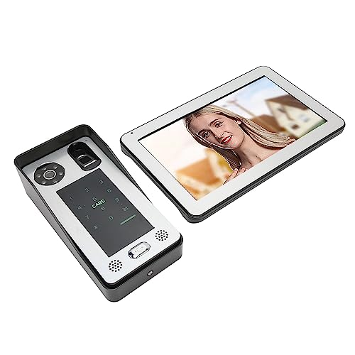 Campainhas de Intercomunicação Wi-fi, Tela de Toque LCD de 10 Polegadas, Monitor Interno de Vídeo, C