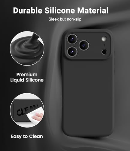 Coque iPhone 17 Pro Max silicone souple premium avec microfibre - 3