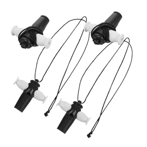 Toyandona Samba Pfeife Tritonus Schwarz Weiß 4er Set