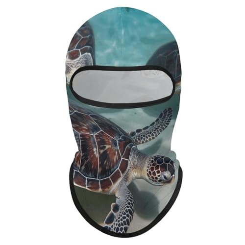 Balaclava de Tortugas Marinas para Hombres y Mujeres, Máscara de Protección Solar Transpirable con Cubierta Completa para Senderismo, Ciclismo, Correr y Conducir miniatura 7