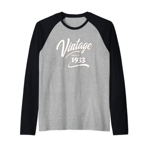 Vintage 1933 - 89 años divertido cumpleaños 89 Camiseta Manga Raglan