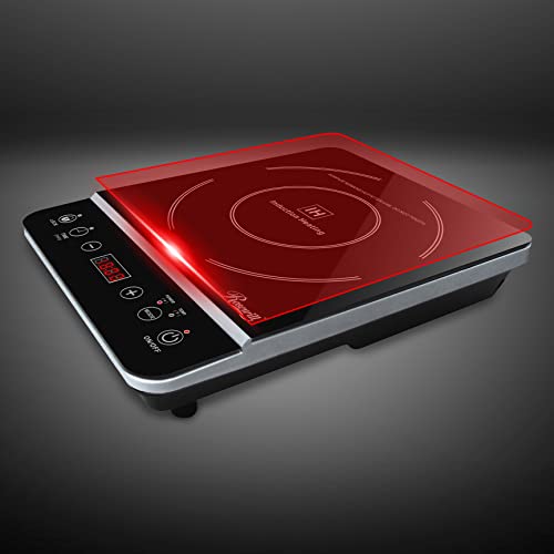 Image of Rosewill RHAI-13001 1800W Induction Cooker Cooktop with Stainless Steel Pot, Black