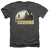 Popfunk Goonies OneEyed Willie'S Ship Unisex Adult Heather T-Shirt - Charcoal - XL