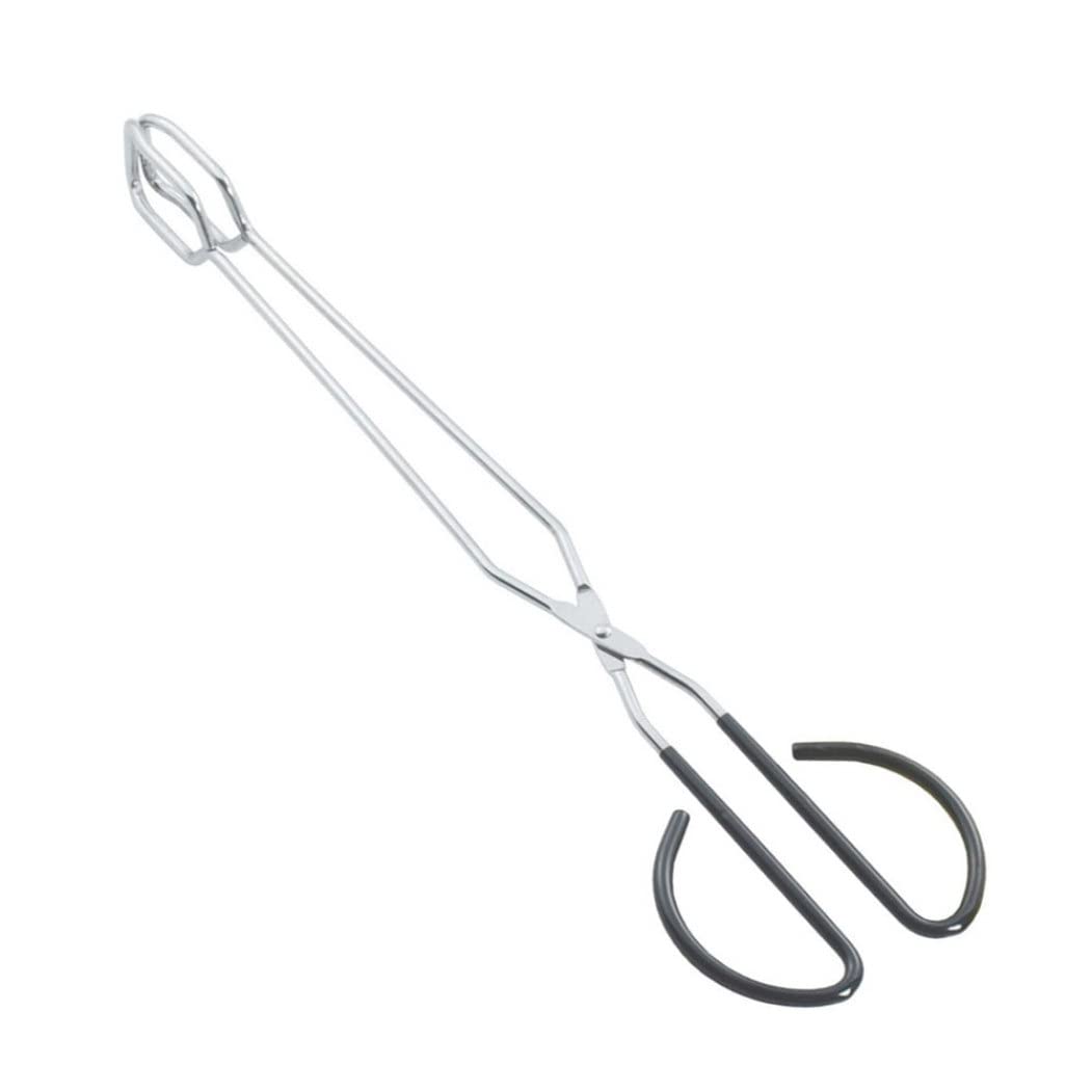 CGTQROVR Barbecue Scissor Tongs 16 Inch Stainless Steel Grilling Tongs BBQ Baking Clip for Picnic