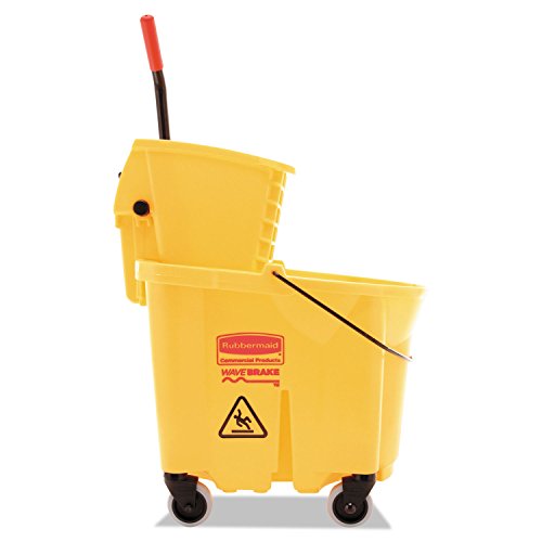 Rubbermaid Commercial 758088Yw Wavebrake 35 Quart Bucket/Wringer Combinations Yellow #TOP1