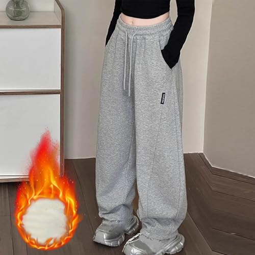 Sweatpants for Girls Casual Wide Leg Streetwear Baggy Pants Fashion Drawstring Elastic Waist Workout Jogger Pants2