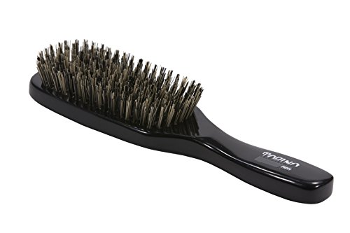 Torino Pro Wave Brush by Brush King - #180 - 9 Row, Extra Hard Wave Brush with Reinforced Boar & Nylon Bristles - Great 360 Wave Brushes for Wolfing-