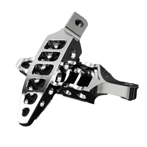 Repose-pieds pour Harley Sportster et Touring en aluminium argent premium 2 pièces