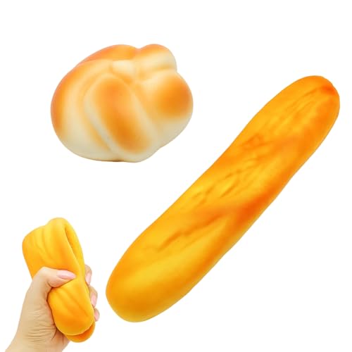 Fake Bread Set Lifelike Artificial French Baguette and Bread Loaf for Kitchen Window Display Photo Props and Party Decoration Durable PU Material Construction with Realistic Dimensions