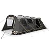 Vango Keswick 600 Family Tent, 6 Person Family Tent with Enclosed Front Porch, Double Living Area, Lights-Out Bedrooms, Sentinel Active Plus Fabric, 4000mm HH, Fully Sewn-in Groundsheet