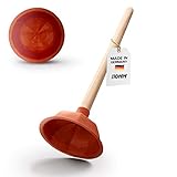 Abrush Pömpel für Waschbecken, Dusche & Küche | 110 mm Abflussreiniger (Made in Germany) | Universal-Saugglocke für jeden Abfluss | Ausgussreiniger Pümpel aus Gummi | Abflussreiniger Pumpe