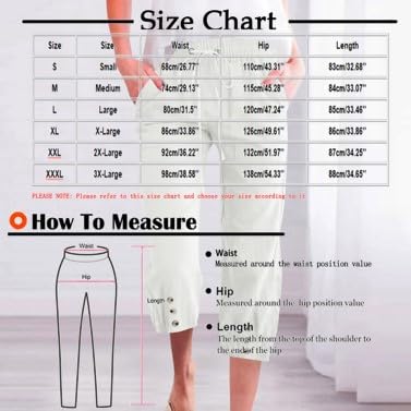 Hvyesh Linen Capri Pants for Women Summer Casual 2025 Womens Capris with Pockets High Waisted Drawstring3