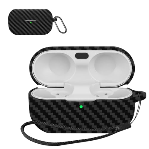 For Technics EAH-AZ100 �P�[�X�yLAZIRO 2025�V�J���z�Y�f�@�ۃe�N�X�`�� �_�炩�ȃV���J�Q���̃X�|�[�c�N�[���ȃf�U�C�� �����[�d�\ �Ռ��z�� �h�� �h�o �y�� �����h�~�p�̃t�b�N�𓋍ڂ��� �X�����\�t�g �P�[�X�J�o�[ �����h