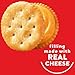 RITZ Cheese Sandwich Crackers, Lunch Snacks, 8 Snack Packs (6 Crackers Per Pack)