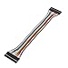 Aexit 14P Jumper Cables & Interconnects Wires Double Female Head Cables Pi Pic Breadboard for Cables 21cm Long
