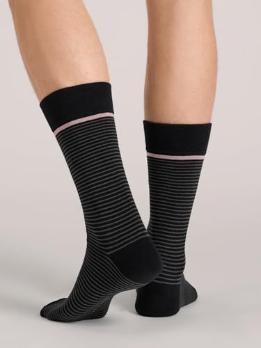 Ted Baker Men's 3 Pack Pattern Crew Dress Socks, Black, OS — view 4