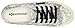 Superga Women's 2750 Cotton Denim Destroyed Sneaker, White Black Beige Gardenia, 8