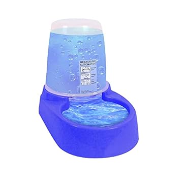 MY PET BRASIL Comedouro Para Cães Comedouro Dupla Função 2 Em 1 Comedouro E Bebedouro Automático E Prático Azul