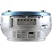 HamiltonBuhl 5050ULTRA Educational Boombox Home CD Player Recorder Blue, 12inx9inx6in