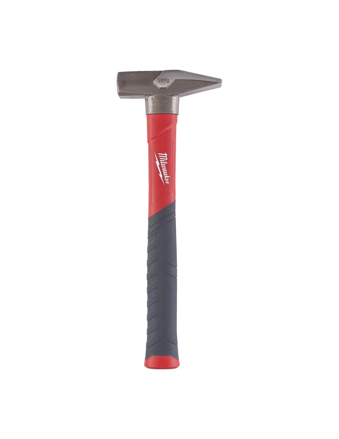 Milwaukee Fiberglas Çilingir Çekiç, Yumuşak Saplı Kaplamalı Sap, Yüksek Kullanıcı Konforu, DIN 1041, 200-1000g, Boyut: 500 g