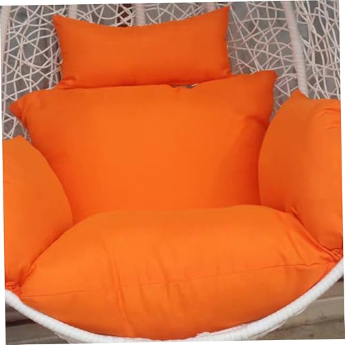 Housse de coussin pour fauteuil œuf orange intérieur extérieur
