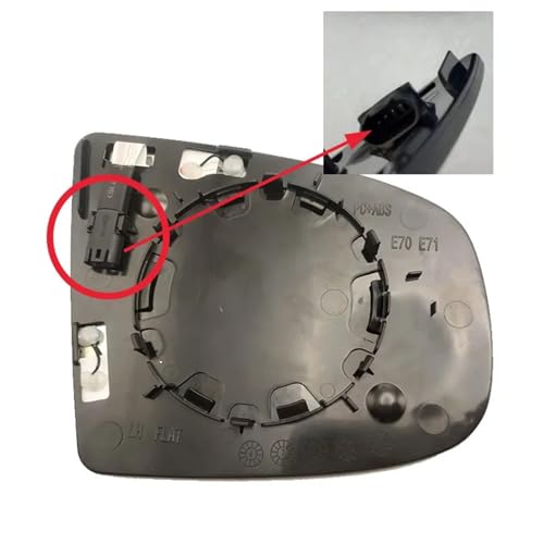 Rétroviseurs d'angle mort pour BMW X5 E70 et X6 E71 E72 gauche