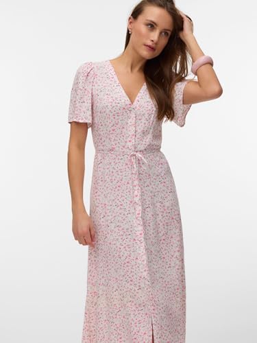 Robe molletonnée VERO MODA mi-longue en coton - 5