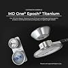 MDF Instruments MD One Epoch Lightweight Titanium Stethoscope, Adult, Kaleidoscope/Paws Tube + MDF LUMiNiX Medical Professional Penlight