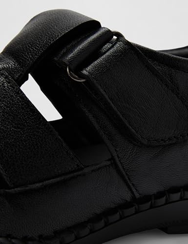 Image of Lee Cooper LC9274C Men's Fisherman Leather Sandal | Sandal for Office & Everyday Comfort | Cushioned Grip Insole | Lightweight & Stylish Sandal for Travel and Outdoor