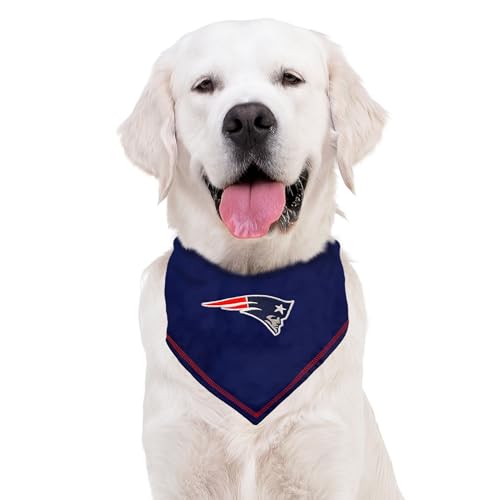 image for Pets First NFL New England Patriots TIE Dog Bandana, Small/Medium. Ult