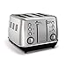 Produktbild Morphy Richards Evoke 4slice(s) 850W Stainless Steel Toaster - Toasters (4 Slice(s), Stainless Steel, Buttons, Rotary, China, 2 Year(s), 850 W)