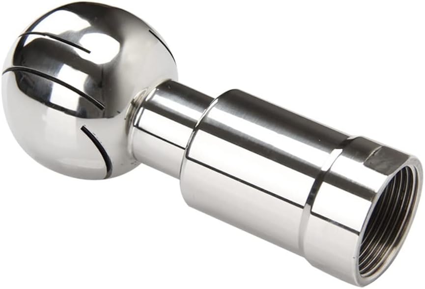 1pcs Stainless Steel 304 Rotary Spray Ball - 360° Tank Cleaning Solution for Pharmaceutical and Industrial Applications(2In)