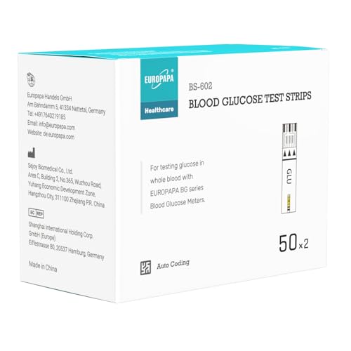 EUROPAPA® Bloedsuikerteststrips Verpakking van 25