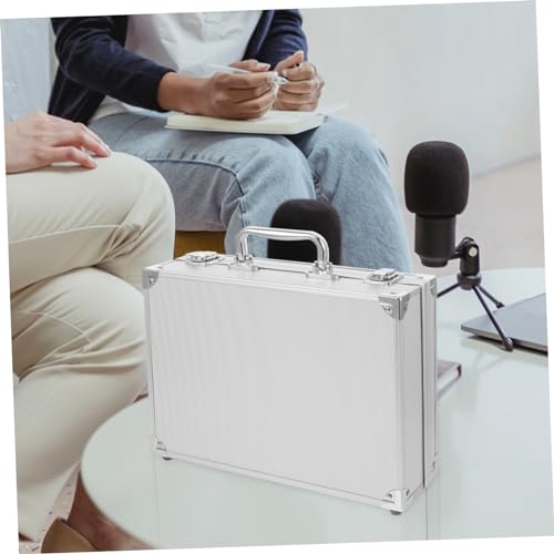 Small Toolbox Aluminum Case Briefcase Storage Case for Tools Briefcases for Men Portable3