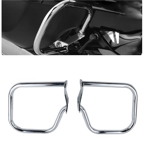 KMWSHAN Motorrad-Sturzbügel Motorrad-Seiten-Satteltaschen-Stoßstange Für BMW K1600GT K1600 GTL 2016–2024 2023 2022 2021 2020 Satteltaschen-Sturzschutz Kofferschutzbügel(Chrome)