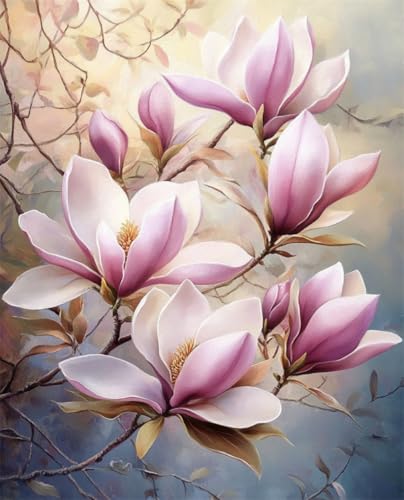 Kit de broderie de perles Magnolia fantastique point de croix 9CT