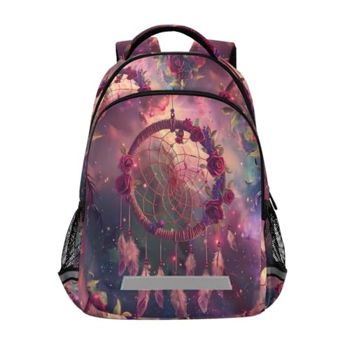 Sac à dos attrape-rêves rose écolier pour une rentrée scolaire sereine