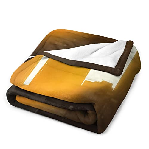 Couverture en flanelle Denver 178x203 cm paysage urbain grise - 4