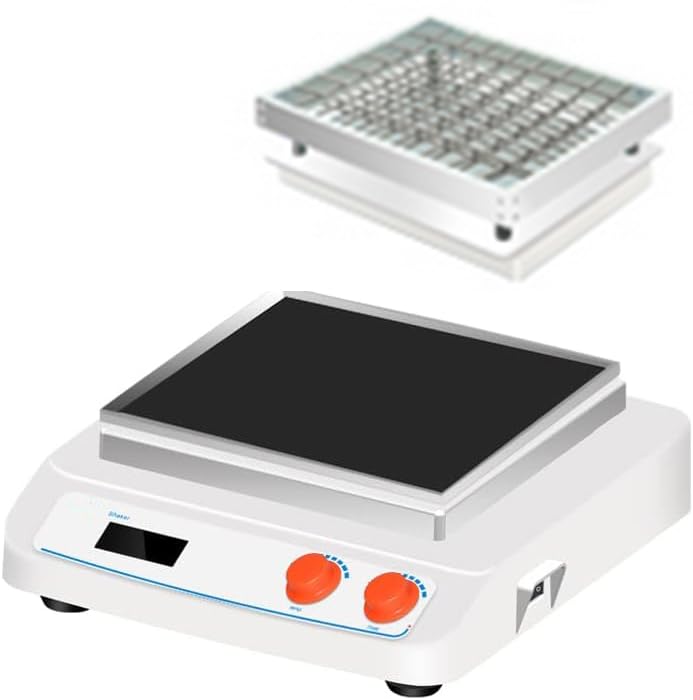 Benchtop Circumferential Shaker Orbital Shaker Mixer Common Flasks Culture Dishes Beakers Mixing Equipment with Spring Tray Amplitude 8mm Shaking Mode Orbital