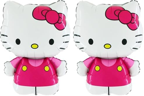 Toyland® 30" Hello Kitty Dressed In Pink Foil Balloon image 4