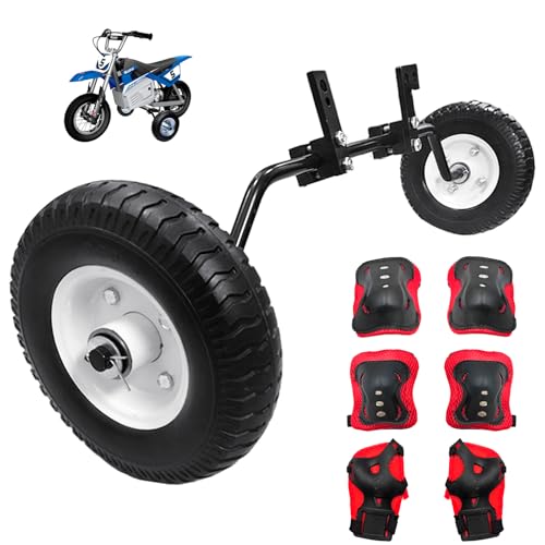 Ruedas de entrenamiento ajustables para motos de cross para niños, compatibles con la mayoría de modelos de 50 cc y 49 cc, incluyendo compatible con Honda XR50 Z50 CRF50 Z50R Razor MX400 MX125 MX500