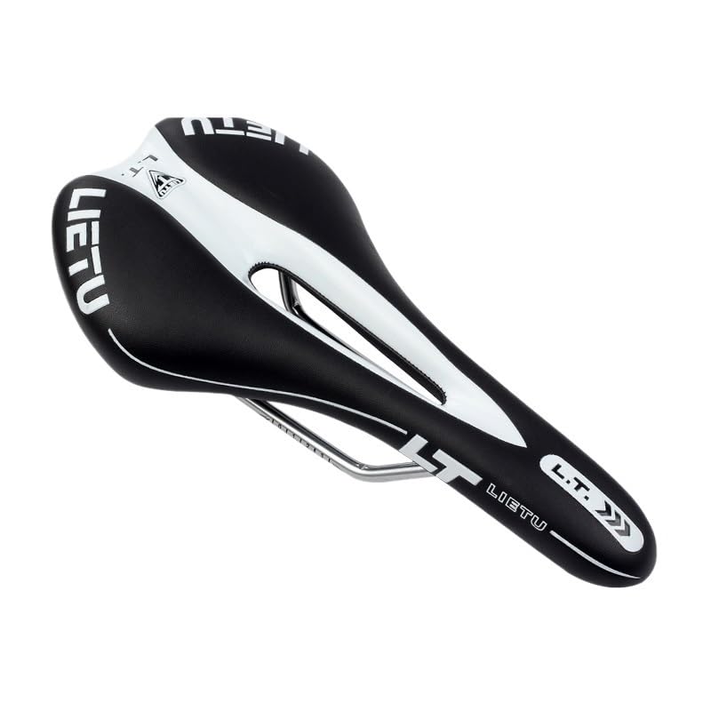 Bike Seat Bicycle Saddle MTB Road Bike Cycling Silicone Skid-proof Saddle Seat Silica Gel Cushion Seat Leather Front Seat Mat Bike Saddle (Color : A Type White)