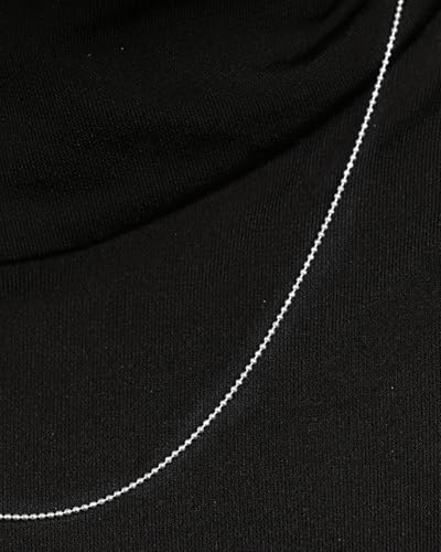 Image of Clara Anti-Tarnish 925 Sterling Silver Chain Necklace in 18 inches | Gift for Women and Girls| Minimal Daily Wear