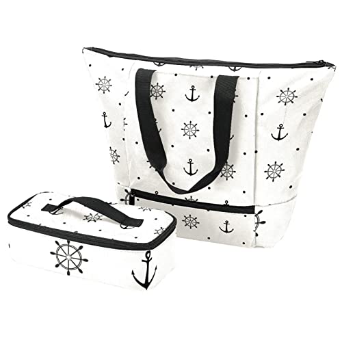 Sac fourre-tout champêtre et sa boîte à déjeuner pour vos pique-niques et sorties nature