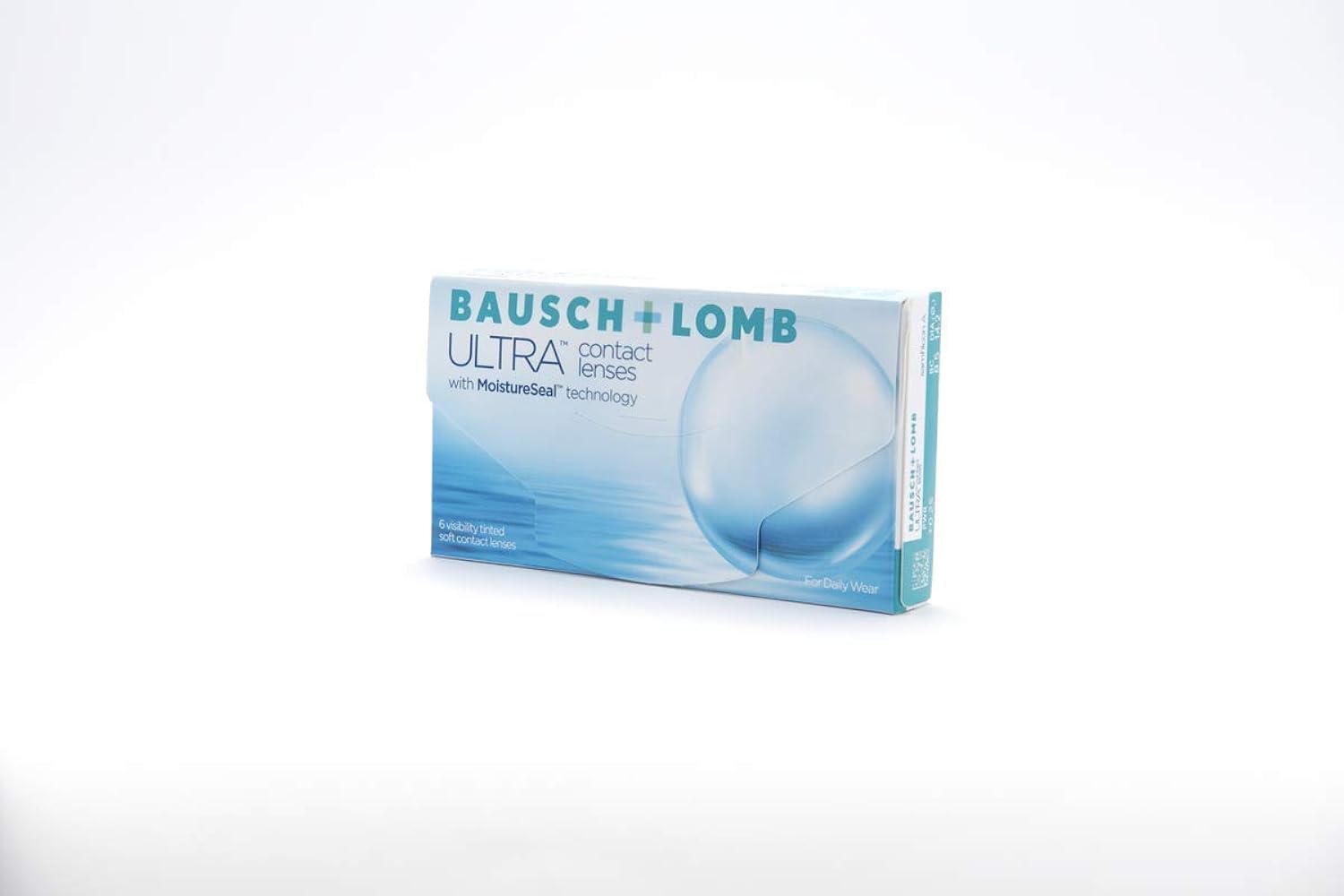 Bausch + Lomb & Ultra Monthly Pack of 6 Contact Lens, -3 Diopters, 14.2 mm