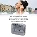VBESTLIFE Portable Cassette Player Recorder with Bluetooth Transmitter, Cassette Tape Player with 3.5mm Headphone Jack,Powered by AC Adapter or AA Battery (Clear)