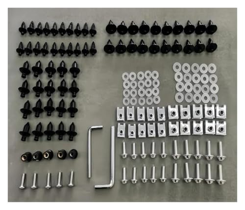 EUQIXMR Motorrad Für Aprilia RSV Für Tuono 1000 1000R Für Mille RSV4 1000 1100 RS457 RSV4 125 Verkleidung Karosserie Kit Schrauben Schrauben Zubehör